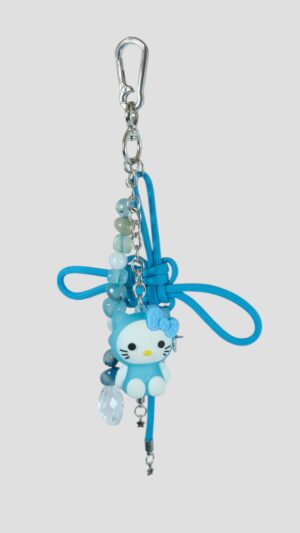 Mavi Hello Kitty Detaylı Çanta Charmı