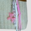 Pembe Balon Köpek Figürlü Paracord ve Boncuk Detaylı Charm - Görsel 3